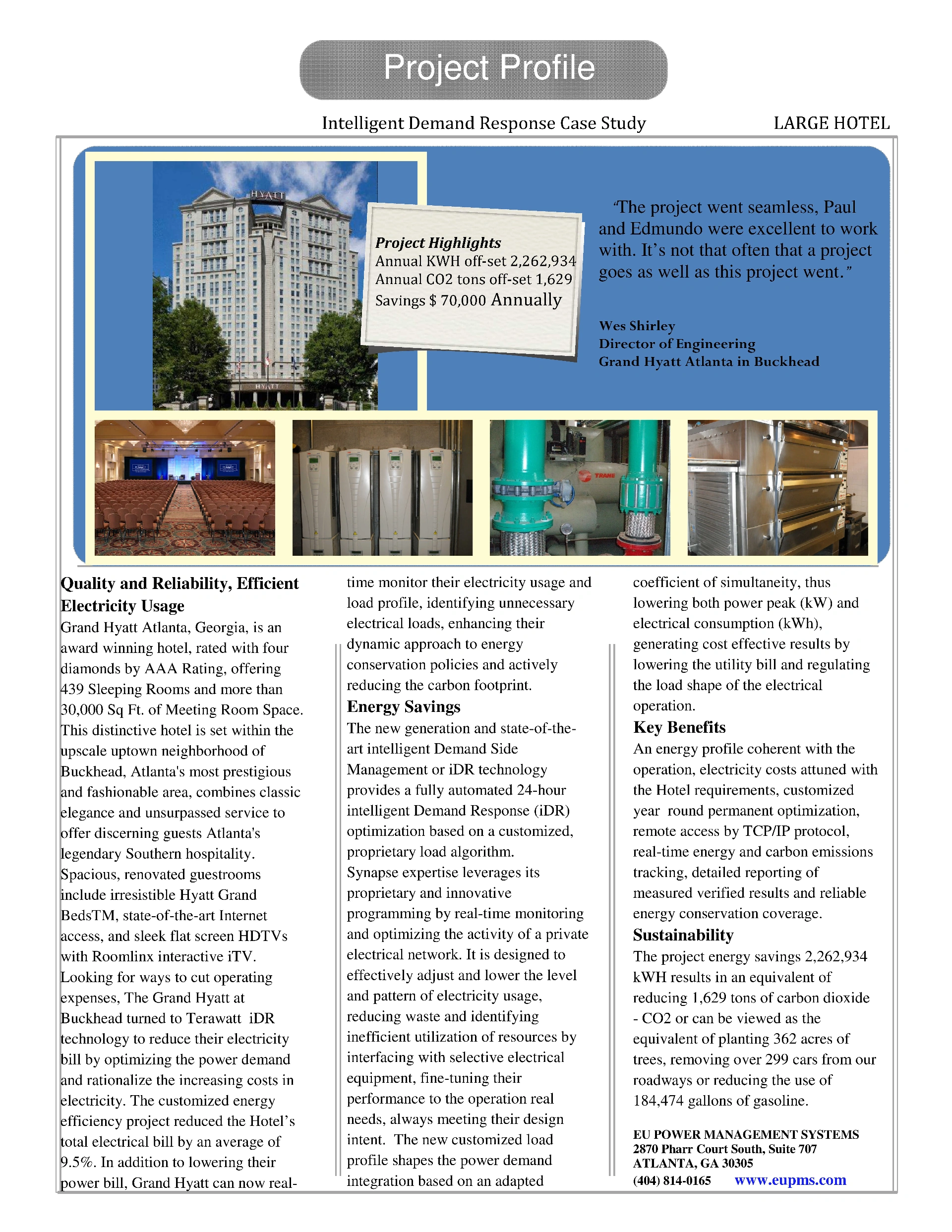 Large Hotel, Grand Hyatt Atlanta in Buckhead